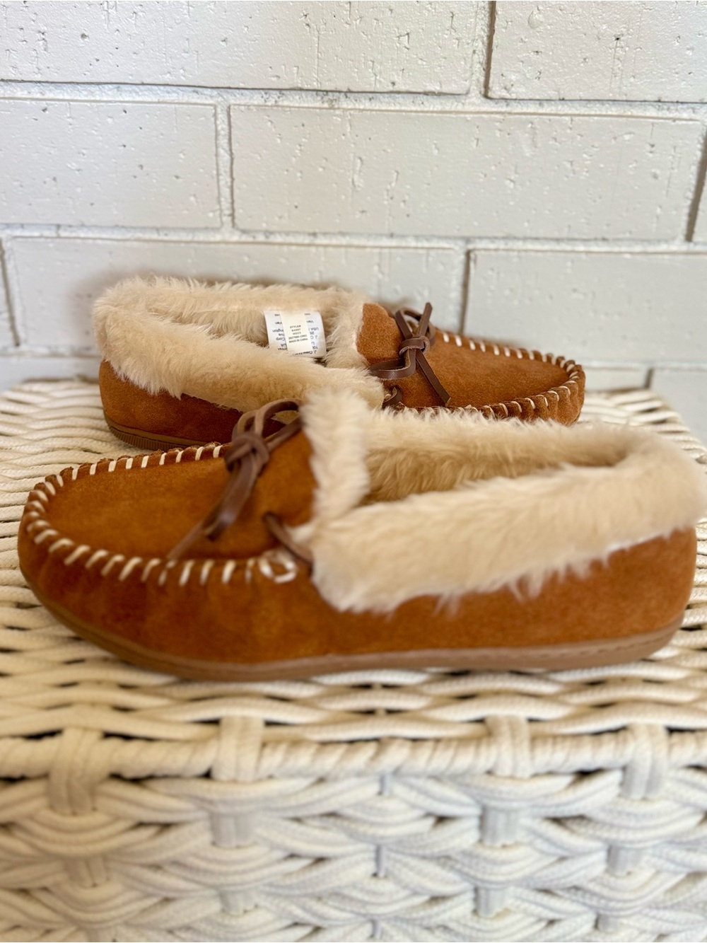 J. Crew Brown Lodge Moccasins